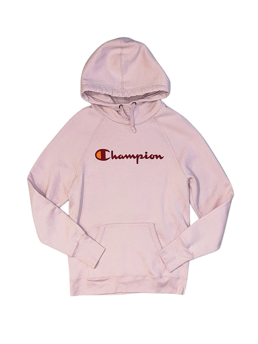 CHAMPION Women's Pink Long Sleeve Hoodie